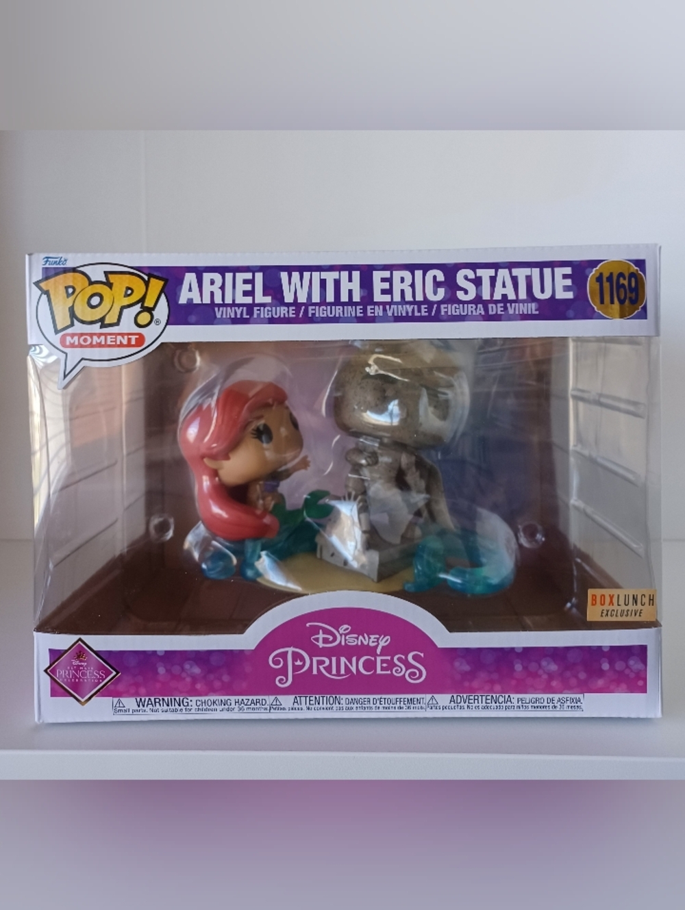 Disney Princess Arielโ With Eric Statue 1169 The Little Mermaid Vinyl Funko Pop